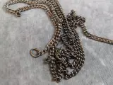Zilveren ketting met natuurstenen hanger en een Brecciated Jaspis broche – foto 4 – kavel bij De Kringwinkel, Gent
