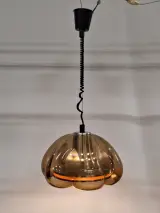 Vintage Herda “Flower” Space Age hanglamp - iconisch jaren ’70 design – kavel bij De Kringwinkel, Gent