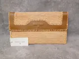 Patrizia Pepe raphia en lederen clutch – foto 2 – kavel bij De Kringwinkel, Gent
