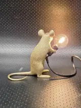 Seletti Mouse Lamp Gold “Step” - iconische designlamp van Marcantonio – foto 3 – kavel bij De Kringwinkel, Gent