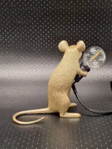 Seletti Mouse Lamp Gold “Step” - iconische designlamp van Marcantonio – foto 4 – kavel bij De Kringwinkel, Gent
