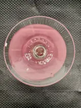 Italiaanse mond geblazen roze opaline vaas op voet uit de regio Empoli - Mid-Century Modern – foto 8 – kavel bij De Kringwinkel, Gent