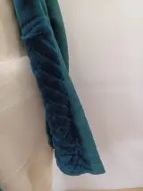 Luxe Italiaanse vintage Shearling mantel van Rufus - Teal – foto 7 – kavel bij De Kringwinkel, Gent