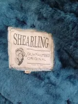 Luxe Italiaanse vintage Shearling mantel van Rufus - Teal – foto 10 – kavel bij De Kringwinkel, Gent