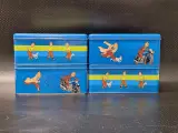 Verzameling van 12 Kuifje blikken en verzamelboxen van Delacre en Lotus - begin jaren 2000 – foto 5 – kavel bij De Kringwinkel, Gent