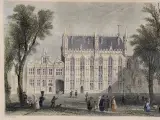 Twee antieke staalgravures van Brugge - handgekleurd, ca. 1830 - William Henry Bartlett – foto 4 – kavel bij De Kringwinkel, Gent