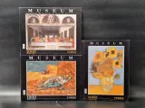 Drie kunstpuzzels van Clementoni Museum Collection - Leonardo Da Vinci en Vincent Van Gogh – foto 3 – kavel bij De Kringwinkel, Gent