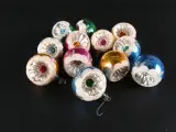 Grote partij vintage glazen kerstornamenten incl. 2 kerstpieken(69 stuks) – foto 3 – kavel bij De Kringwinkel, Heverlee