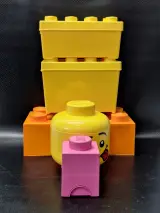 Set van vijf originele Lego opbergboxen in goede staat – foto 2 – kavel bij De Kringwinkel, Gent