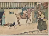 Good Morning, Mrs. Flanagan en Good Morning, Squire Brown - set van twee kleurrijke prenten - Cecil Aldin – foto 3 – kavel bij De Kringwinkel, Gent