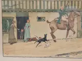 Good Morning, Mrs. Flanagan en Good Morning, Squire Brown - set van twee kleurrijke prenten - Cecil Aldin – foto 4 – kavel bij De Kringwinkel, Gent