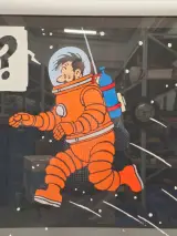 9-delige set gebaseerd op de strips van Kuifje "Raket naar de maan"(1953) en "Mannen op de maan"(1954) - Hergé/Moulinsart – foto 3 – kavel bij De Kringwinkel, Gent