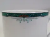 67-delig Porcelaine de Sologne servies met groene gemarmerde rand - Frankrijk – foto 5 – kavel bij De Kringwinkel, Gent