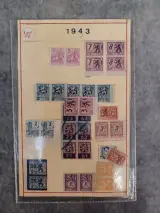 Verzameling historische Belgische fiscale zegels en opdrukken (1941–1943) – foto 8 – kavel bij De Kringwinkel, Gent