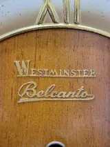 Vintage Westminster Belcanto schouwklok - mechanische pendule met Westminster-carillon – foto 8 – kavel bij De Kringwinkel, Gent