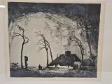 Storm Kempen - Handgesigneerde originele ets - Dirk Baksteen - 5e staat – foto 2 – kavel bij De Kringwinkel, Gent