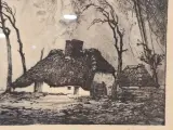 Storm Kempen - Handgesigneerde originele ets - Dirk Baksteen - 5e staat – foto 3 – kavel bij De Kringwinkel, Gent