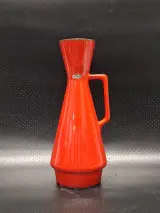 Vintage Bay Keramiek Schenkkan / Vaas - Feloranje "Fat Lava" Tijdperk - West-Germany – foto 3 – kavel bij De Kringwinkel, Gent
