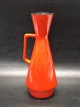 Vintage Bay Keramiek Schenkkan / Vaas - Feloranje "Fat Lava" Tijdperk - West-Germany – foto 7 – kavel bij De Kringwinkel, Gent