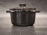 Set van 4 Smeg Mini Cocottes / Stoofpotjes met Deksel - Zwart Keramiek (2x Set van 2 in Originele Doos) – foto 10 – kavel bij De Kringwinkel, Gent