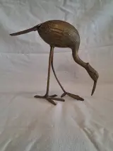 Set decoratieve koperen reigers – foto 5 – kavel bij De Kringwinkel, Oudenaarde