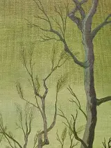 Schilderij sneeuwlandschap - F. Van Muylem – foto 5 – kavel bij De Kringwinkel, Herzele