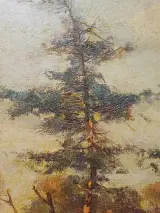Schilderij jachttafereel - H. Altermann – foto 8 – kavel bij De Kringwinkel, Herzele