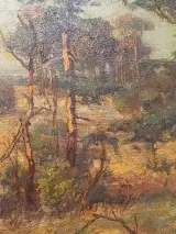 Schilderij jachttafereel - H. Altermann – foto 9 – kavel bij De Kringwinkel, Herzele