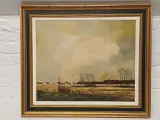 Schilderij R. De Mulder – kavel bij De Kringwinkel, Herzele