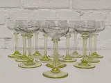 13 Art-Deco glazen – foto 2 – kavel bij De Kringwinkel, Herzele