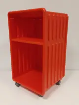 Set vintage IKEA trolley's met bijhorende Traktor-kruk – foto 4 – kavel bij De Kringwinkel, Ronse