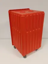 Set vintage IKEA trolley's met bijhorende Traktor-kruk – foto 6 – kavel bij De Kringwinkel, Ronse