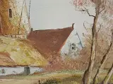 Schilderij windmolen - Gaston Quidousse – foto 8 – kavel bij De Kringwinkel, Herzele