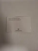 Swarovski ketting met blauwe steen en certificaat – foto 4 – kavel bij De Kringwinkel, Ronse