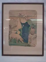 5 Litho’s Emile Bernard – kavel bij De Kringwinkel, Ieper