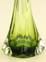 Val Saint Lambert lamp in groen kristalglas – foto 5 – kavel bij De Kringwinkel, Antwerpen