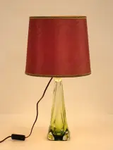Val Saint Lambert lamp in groen kristalglas – foto 8 – kavel bij De Kringwinkel, Antwerpen