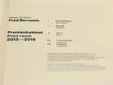 Prentenkabinet Fred Bervoets 2013-2015 kunstboek – foto 7 – kavel bij De Kringwinkel, Antwerpen