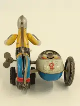 Set van twee vintage blikken motoren – foto 4 – kavel bij De Kringwinkel, Antwerpen