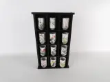 Vintage Franklin Mint Japanse porseleinen bekertjes in display (12 stuks) – kavel bij De Kringwinkel, Heverlee
