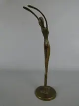 Elegante Bronsstructuur van een Danseres – kavel bij De Kringwinkel, Diest