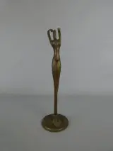 Elegante Bronsstructuur van een Danseres – foto 2 – kavel bij De Kringwinkel, Diest