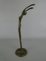 Elegante Bronsstructuur van een Danseres – foto 3 – kavel bij De Kringwinkel, Diest