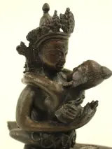 Bronzen Yab-Yum beeldje – foto 9 – kavel bij De Kringwinkel, Antwerpen