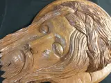 Houten wanddecoratie Jezus met doornenkroon – foto 5 – kavel bij De Kringwinkel, Turnhout