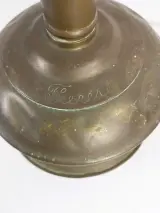 Antieke messing wasstamper met houten steel, Thérèse Luco – foto 3 – kavel bij De Kringwinkel, Turnhout