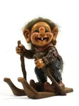 Nord Souvenir | Noorse Troll Skiër – kavel bij De Kringwinkel, Dilsen