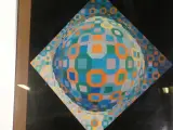 Optische kunst Planetary, Victor Vasarely – foto 2 – kavel bij De Kringwinkel, Heverlee