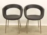 Azzolini Tinuper & Santantonio - paar Bisou stoelen - Italiaans design – foto 2 – kavel bij De Kringwinkel, Antwerpen