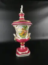 Vintage H. Sanders Italy dekselvaas in Capodimonte-stijl – foto 8 – kavel bij De Kringwinkel, Heverlee